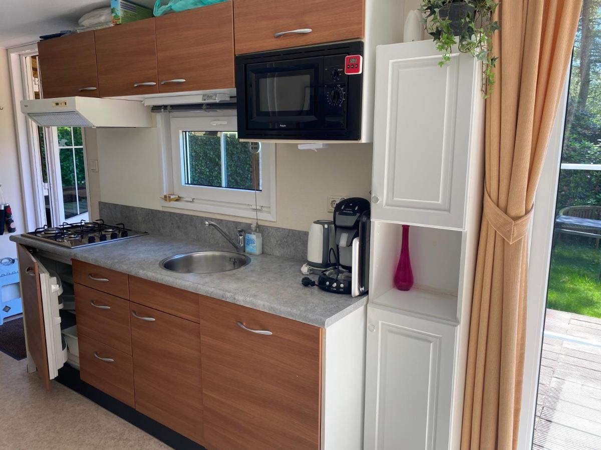 Ruim Privacyvol Chalet Met Overdekt Terras Ermelo Dış mekan fotoğraf